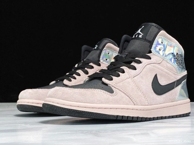 Rep Iridescent Powder Jordan Mid Air Dirty (W) BQ6472-602 1 0729